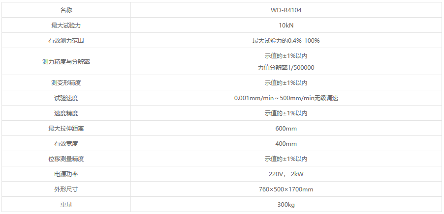 WD-R4104微機控制人造板萬能試驗機